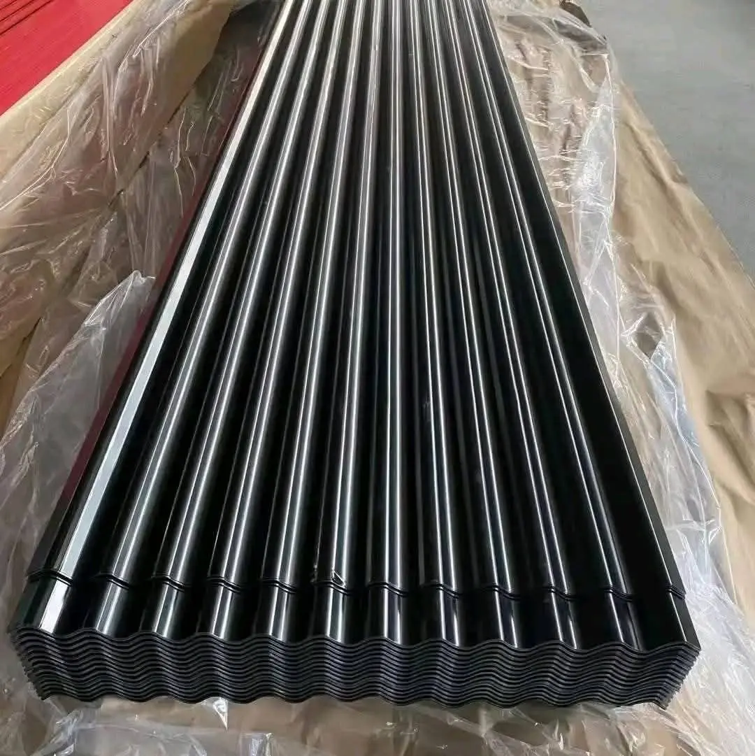 Black Corrugated Mabati Glossy