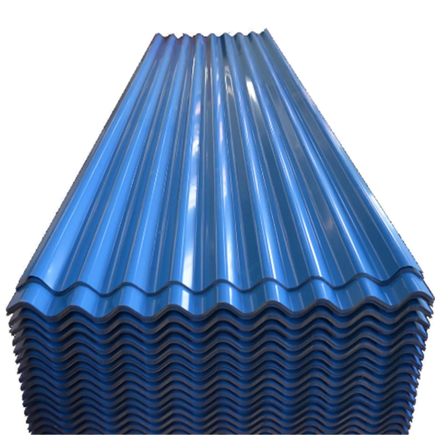 Blue Corrugated Mabati Glossy