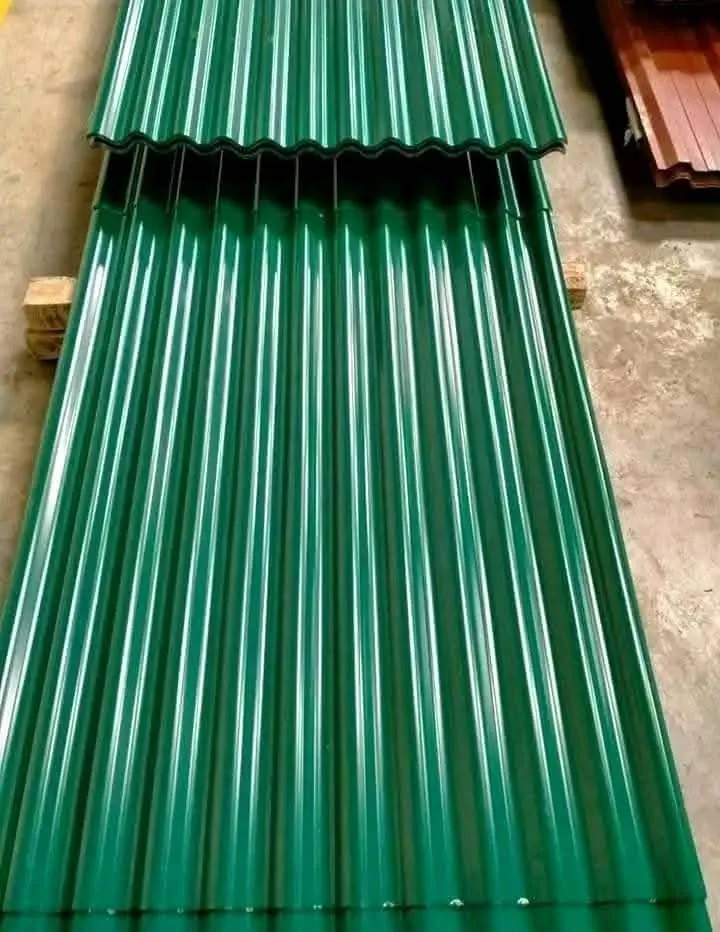 Green Corrugated Mabati Glossy